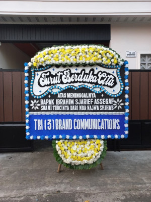 Papan Bunga Duka di Wongkaditi Timur